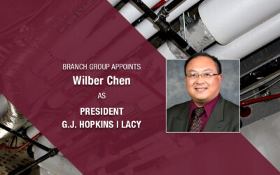 Branch Group Appoints Wilber Chen as President of G.J. Hopkins | Lacy